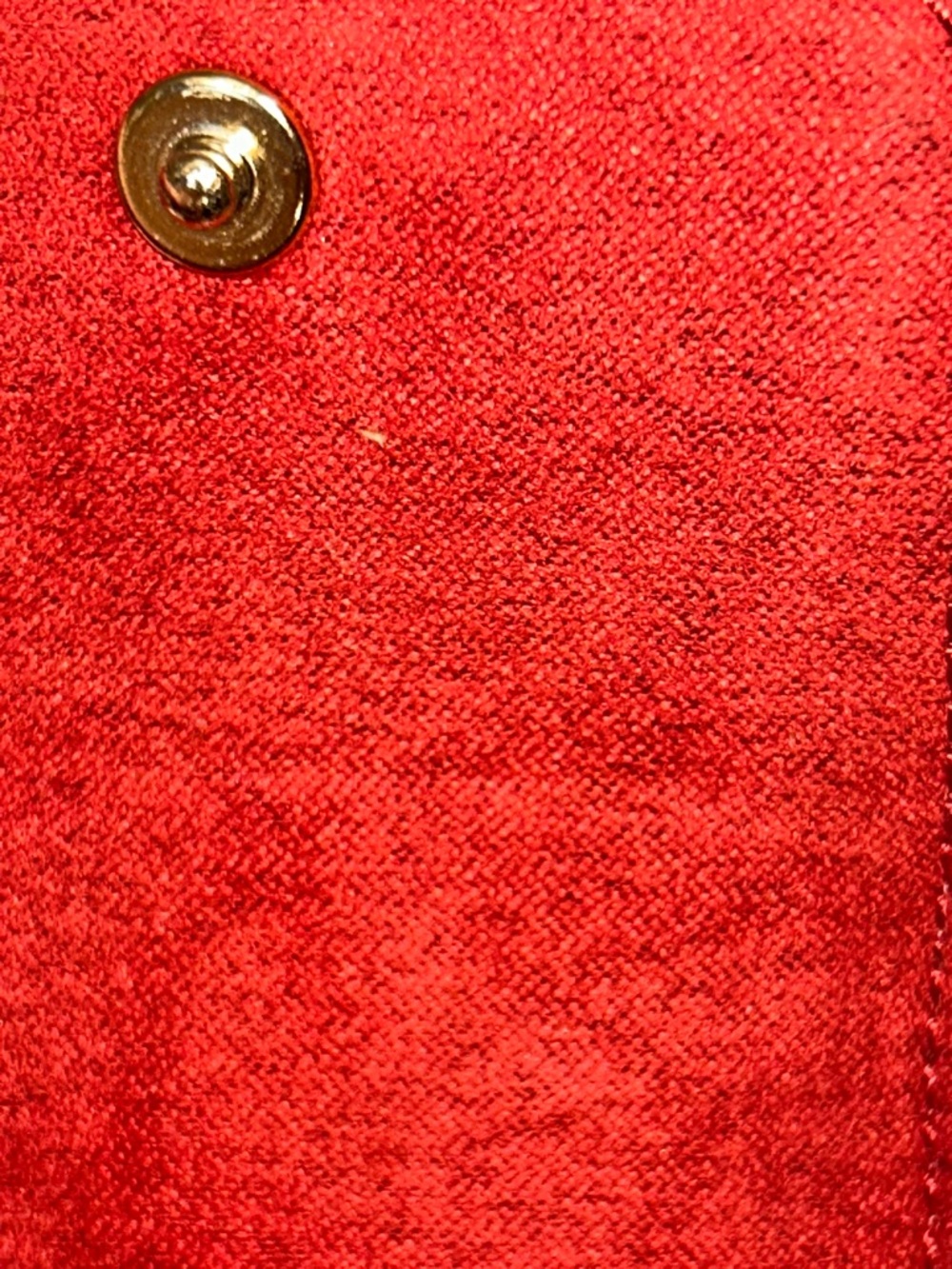 Coach Red Signature Leather Key Pouch with Gold Hardware - Picture 6 of 12